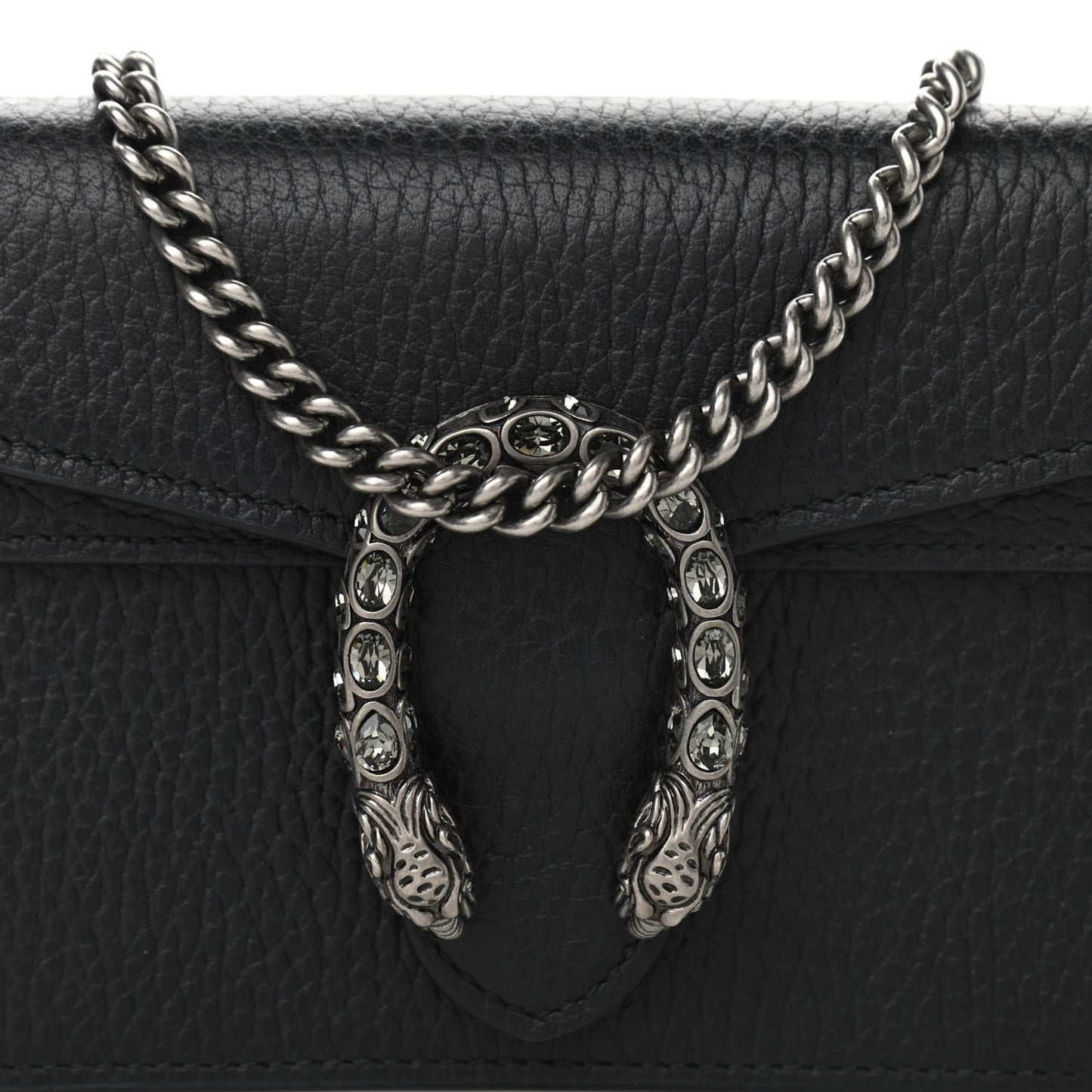 Calfskin Super Mini Dionysus Shoulder Bag Black