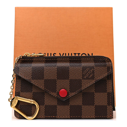Louis Vuitton Damier Ebene Recto Verso Card Holder Red 9 of 9