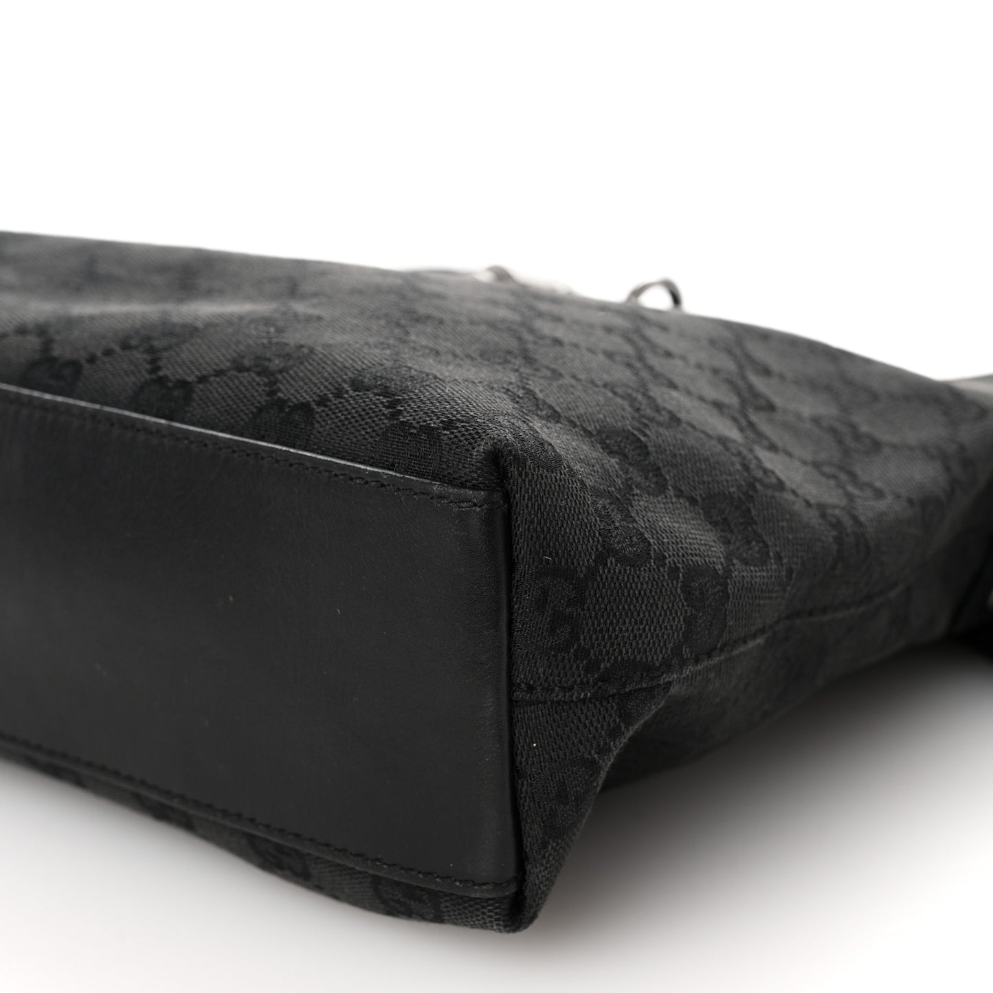 Monogram Piston Shoulder Bag Black