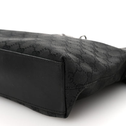 Gucci Monogram Piston Shoulder Bag Black 10 of 10