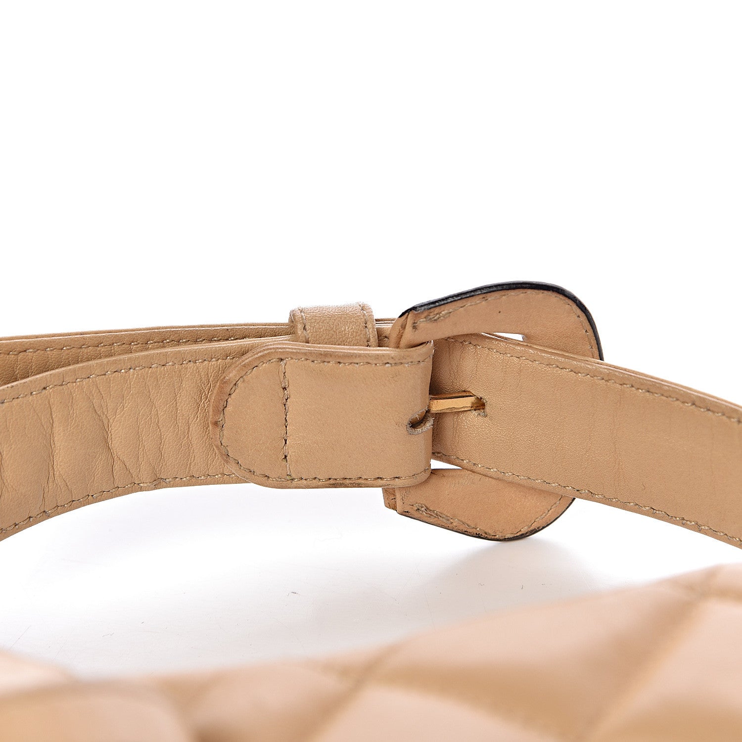 Chanel Lambskin Quilted Flap Waist Belt Bag 70 28 Beige 5 of 14
