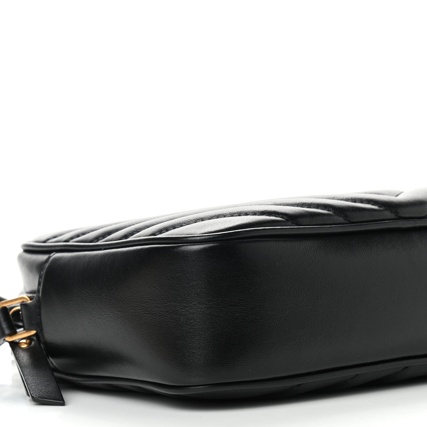Calfskin Matelasse Monogram Lou Camera Bag Black