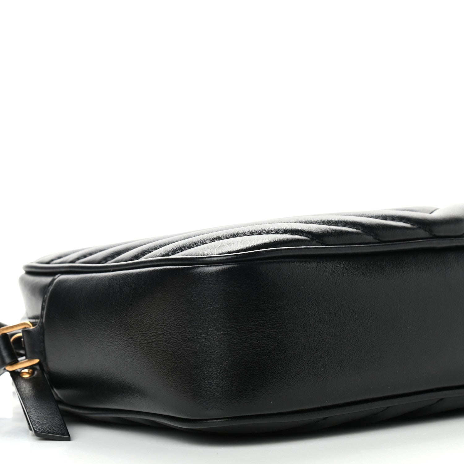 Saint Laurent Calfskin Matelasse Monogram Lou Camera Bag Black 8 of 9