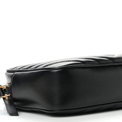 Saint Laurent Calfskin Matelasse Monogram Lou Camera Bag Black 8 of 9