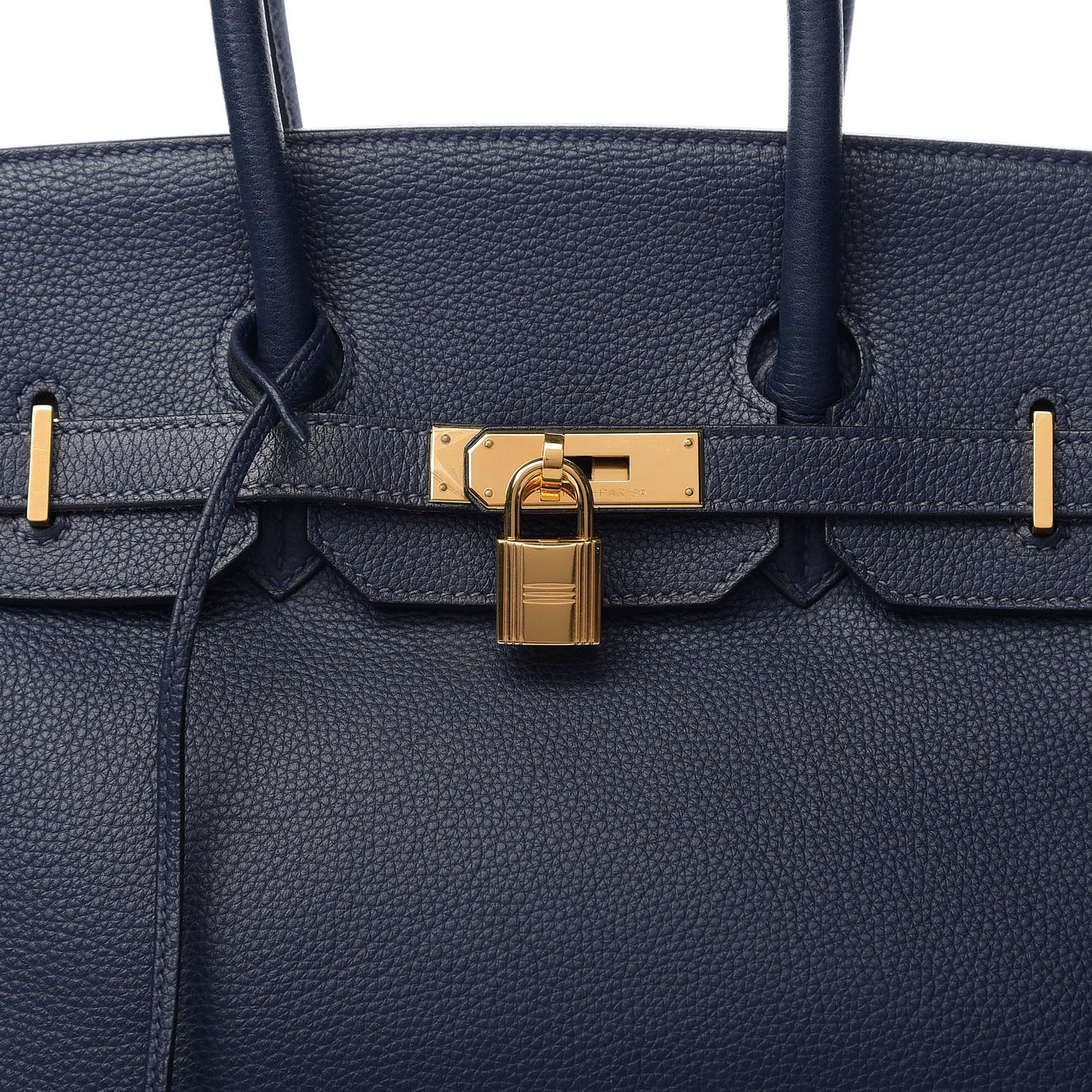 Taurillon Clemence Birkin 35 Bleu Abysse