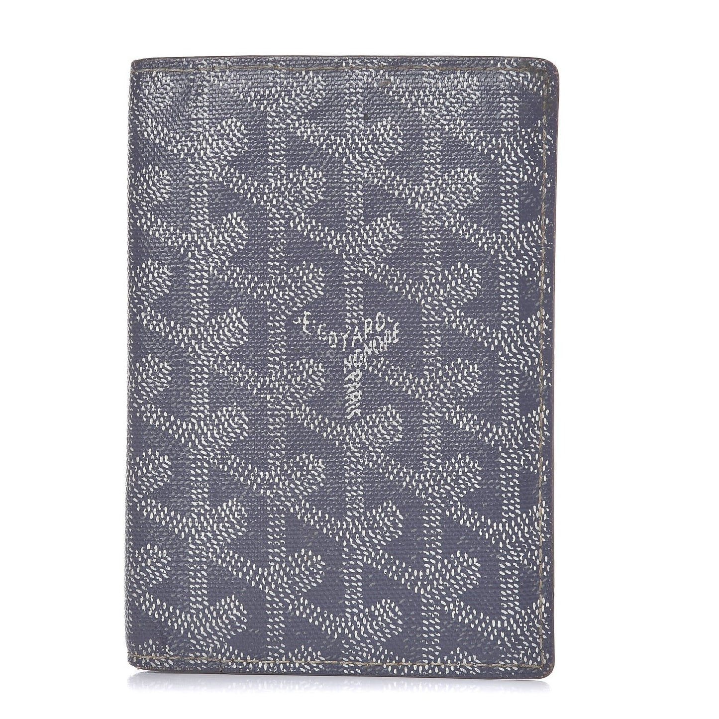 Goyardine Passport Wallet Grey