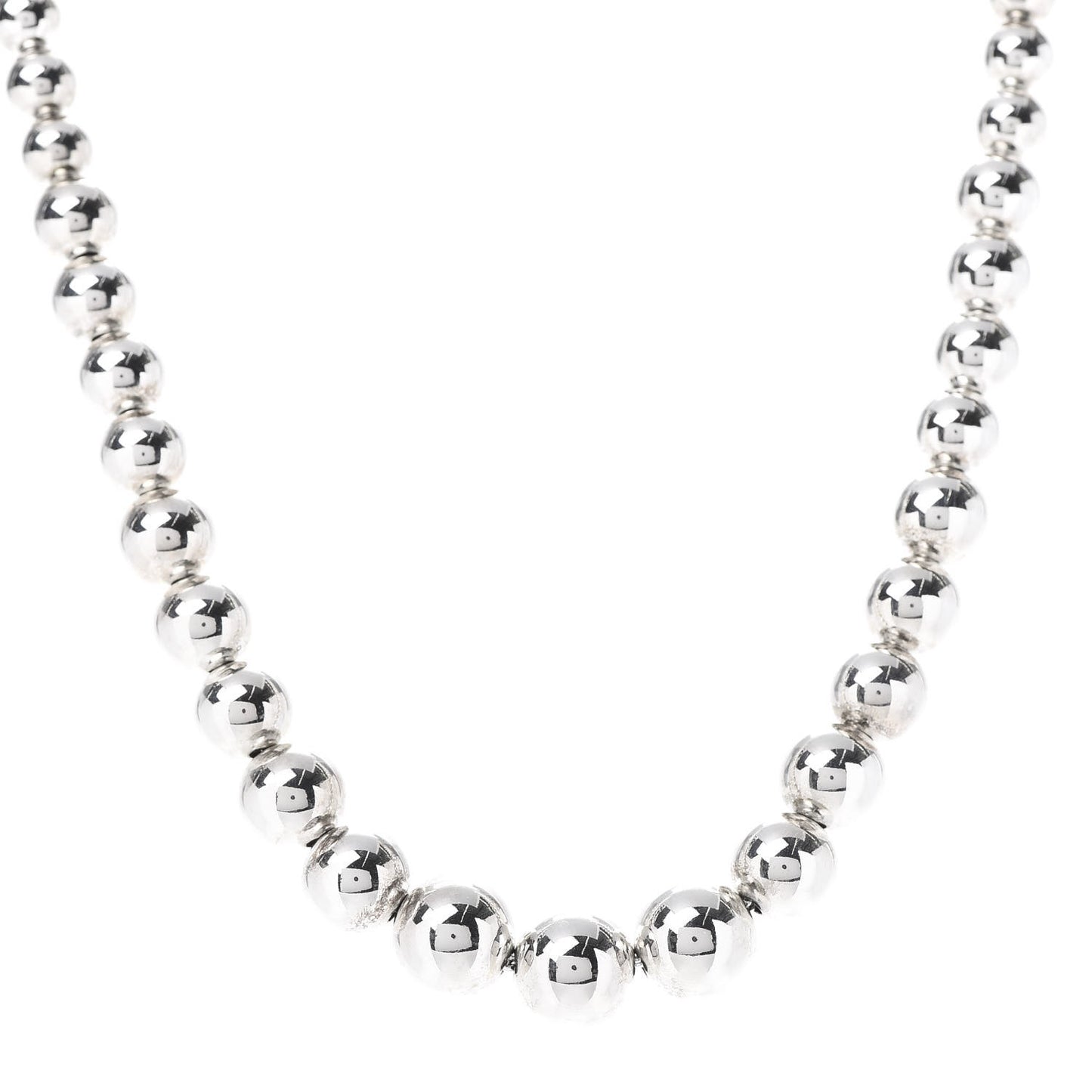 Sterling Silver HardWear Graduated Ball Necklace