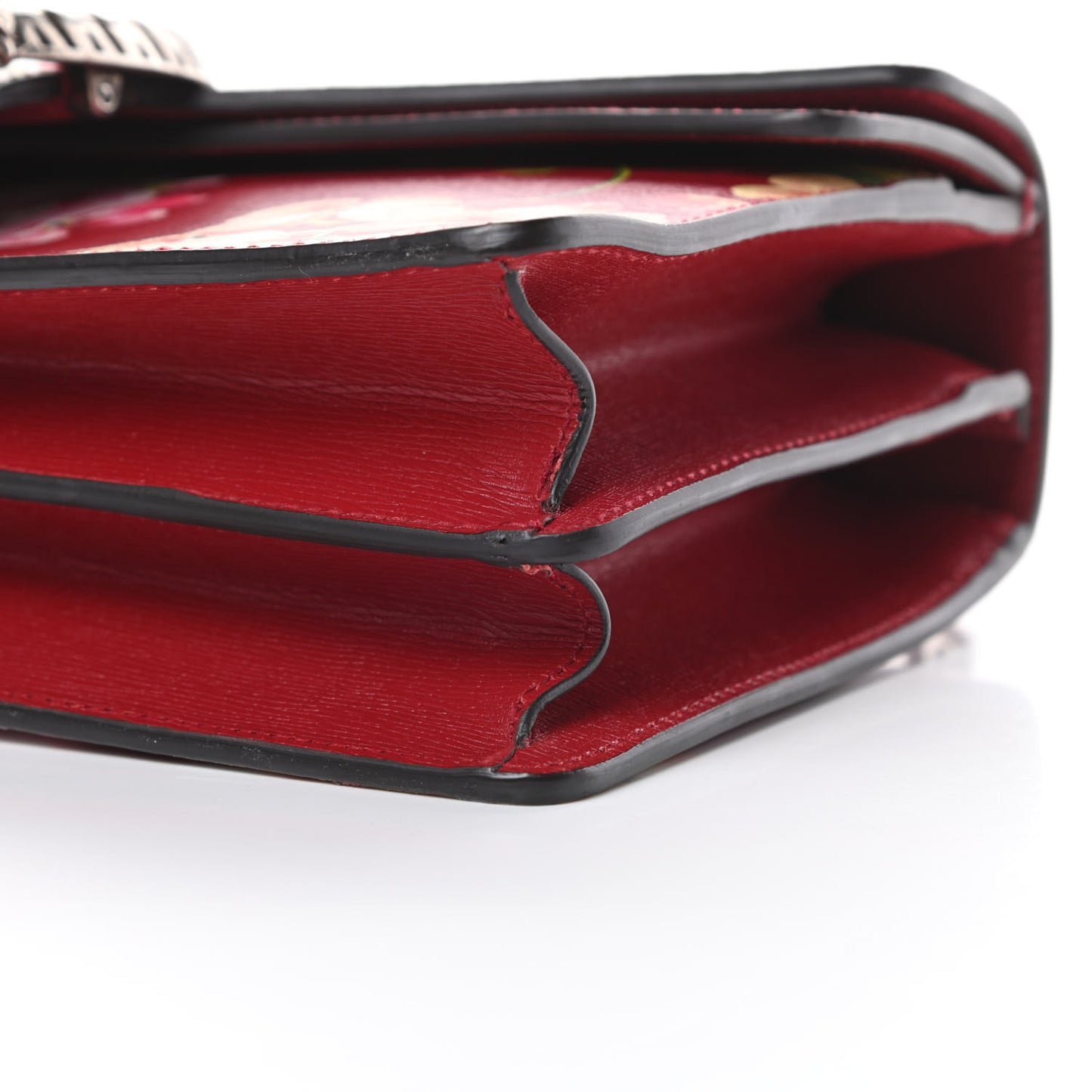 Calfskin Blooms Print Small Dionysus Shoulder Bag Romantic Cherry Multicolor