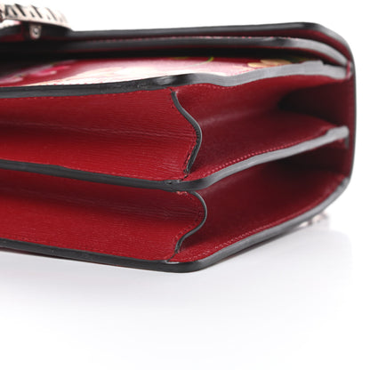 Gucci Calfskin Blooms Print Small Dionysus Shoulder Bag Romantic Cherry Multicolor 10 of 13