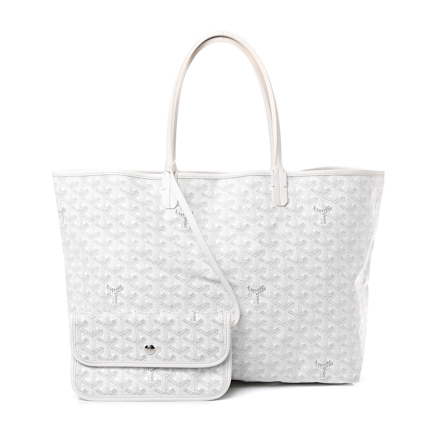 Goyard Goyardine Saint Louis PM White 1 of 12