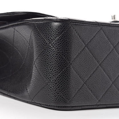 Chanel Caviar Quilted Jumbo Double Flap Black 11 of 15