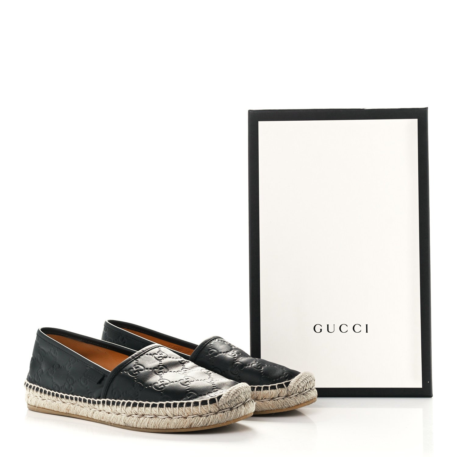 Gucci Guccissima Signature Espadrilles 38 Black 11 of 11