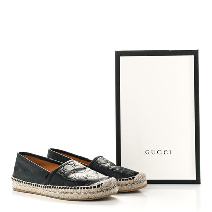 Gucci Guccissima Signature Espadrilles 38 Black 11 of 11