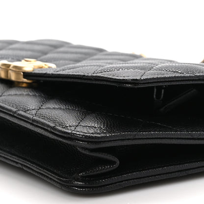 Chanel Caviar Quilted Bracelet On Chain Wallet On Chain WOC Black 10 of 11