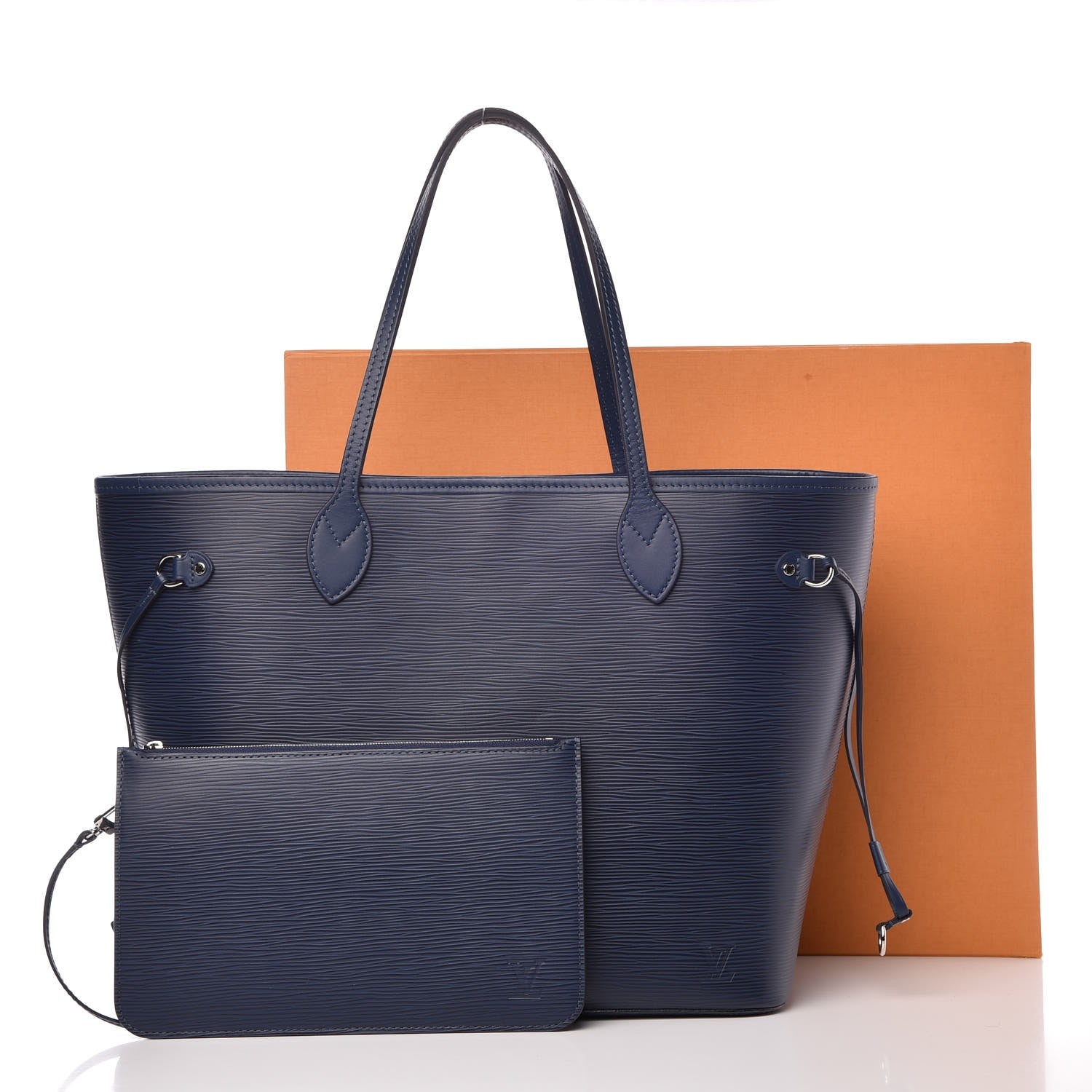 Louis Vuitton Epi Neverfull MM Indigo 10 of 10