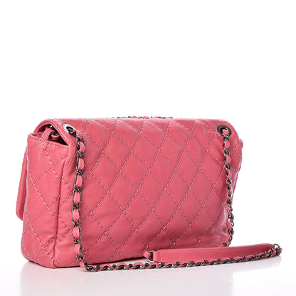 Chanel Calfskin Ultimate Stitch Flap Pink 3 of 9