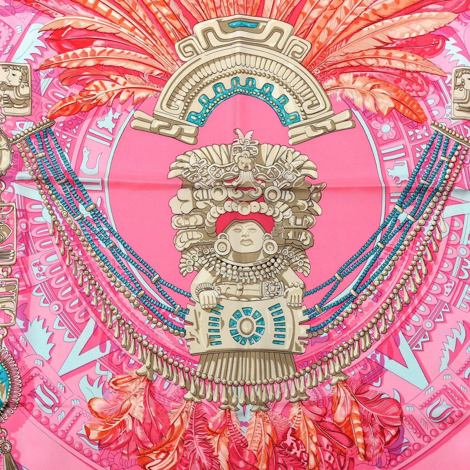 Hermes Silk Mexique Scarf 90 2 of 5