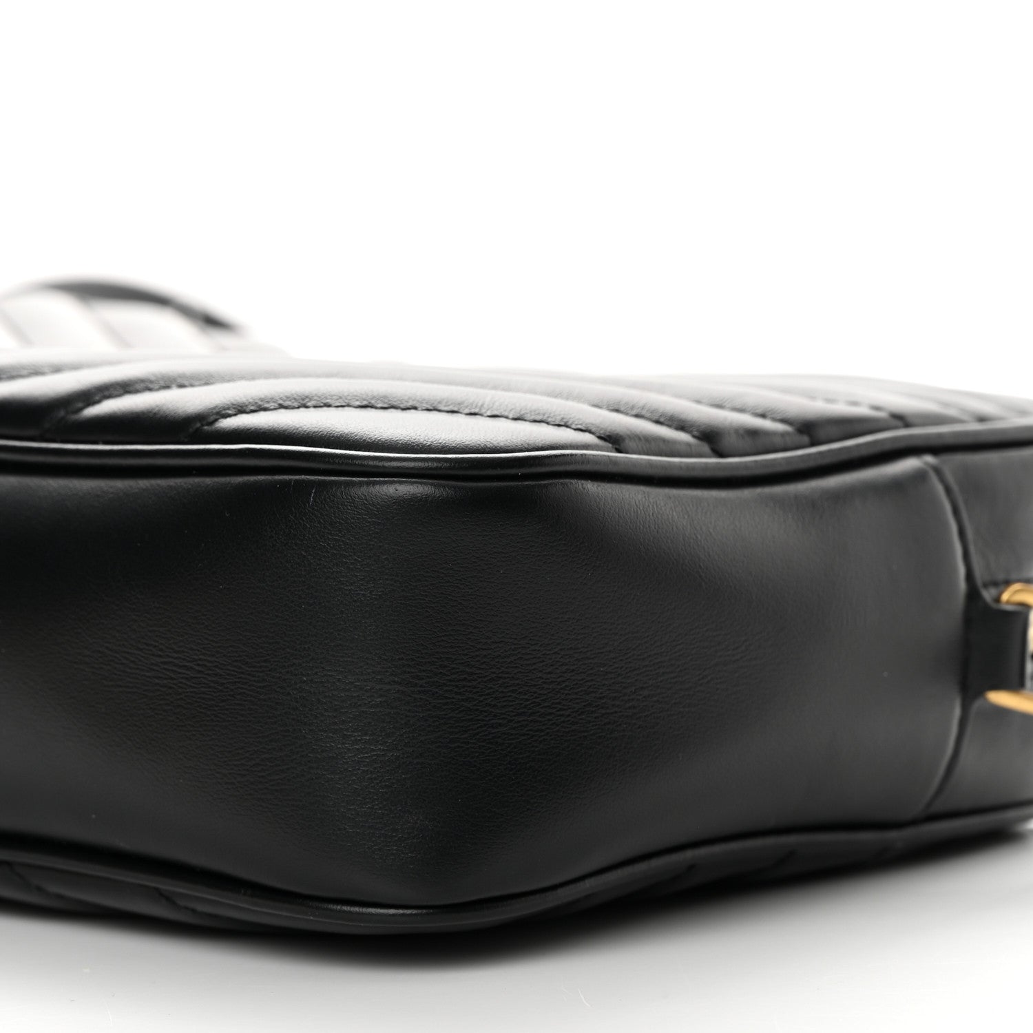 Saint Laurent Calfskin Matelasse Monogram Lou Camera Bag Black 10 of 11