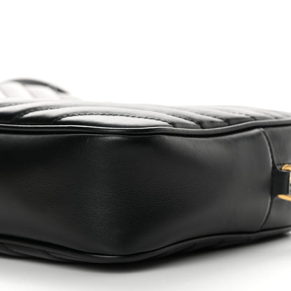 Saint Laurent Calfskin Matelasse Monogram Lou Camera Bag Black 10 of 11