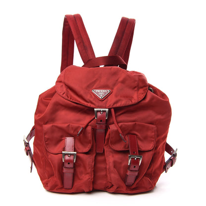 Prada Nylon Vela Small Backpack Rosso 1 of 14