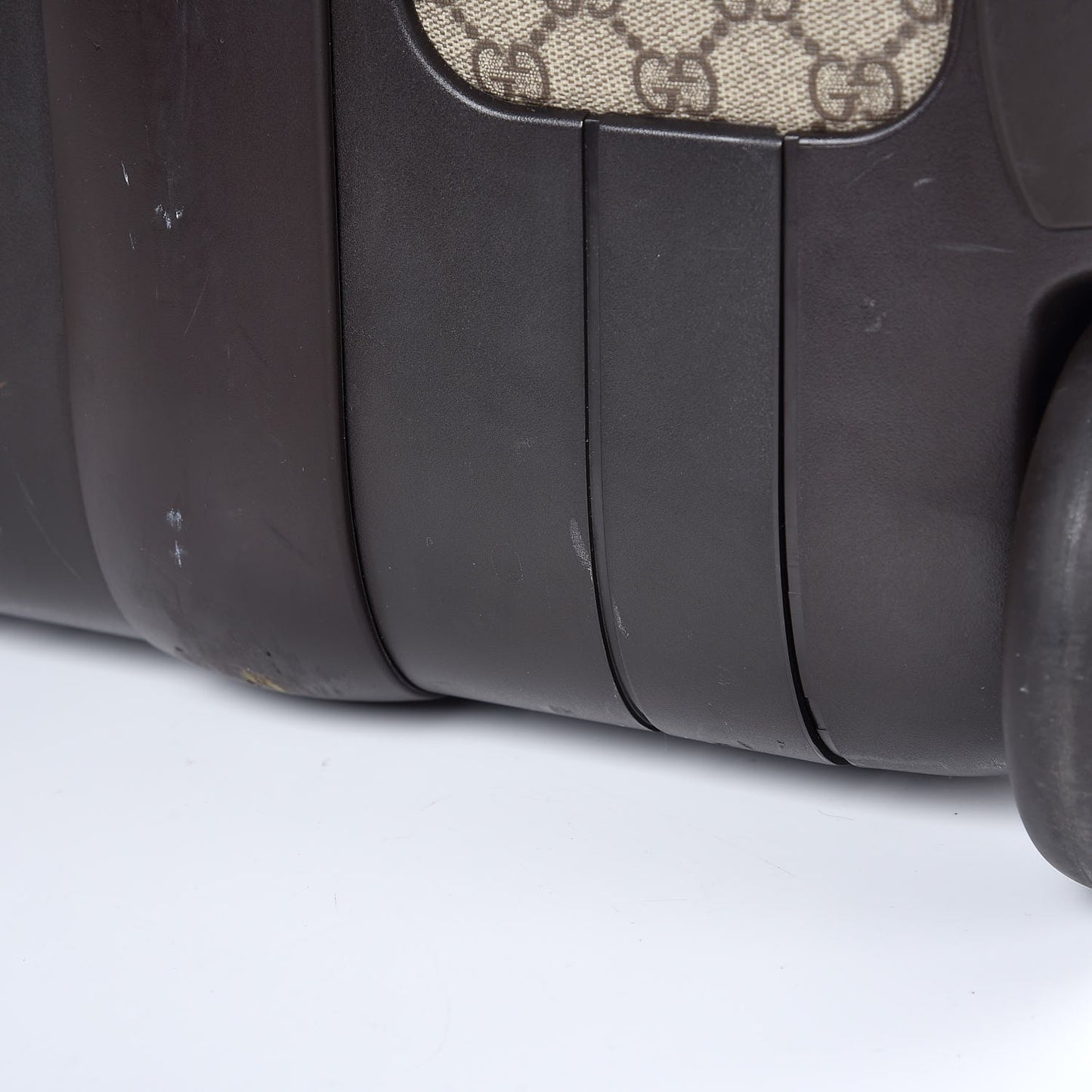 GG Plus Monogram Small Interlocking G Trolley Brown