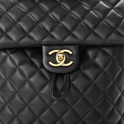 Chanel Calfskin Quilted Large Urban Spirit Backpack Black 7 of 10