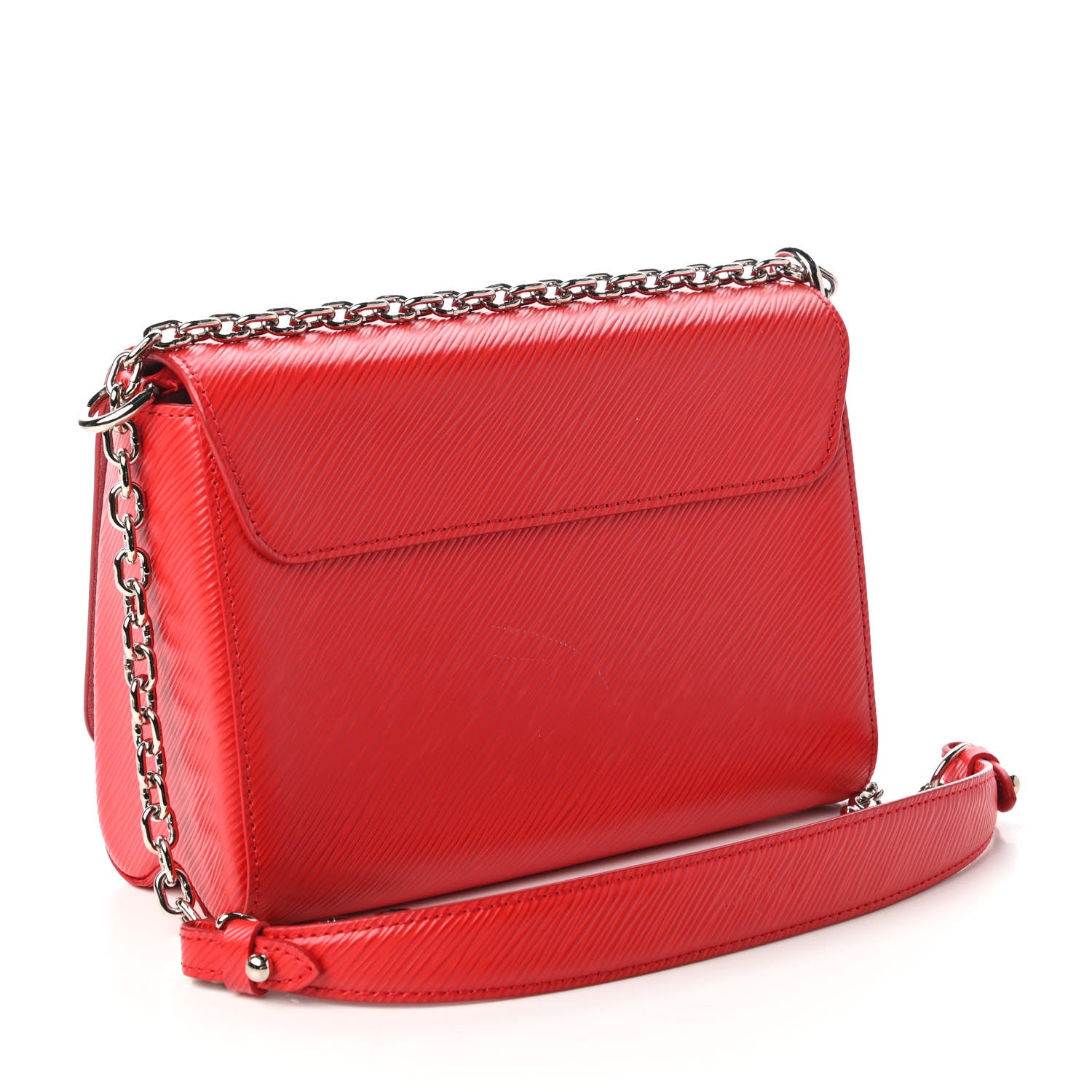 Louis Vuitton Epi Twist Shoulder Bag MM Coquelicot 3 of 11