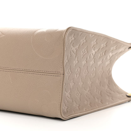 Louis Vuitton Empreinte Monogram Giant Onthego MM Tourterelle 9 of 10