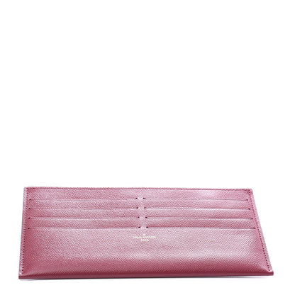Louis Vuitton Calfskin Felicie Card Holder Insert Fuchsia 3 of 7