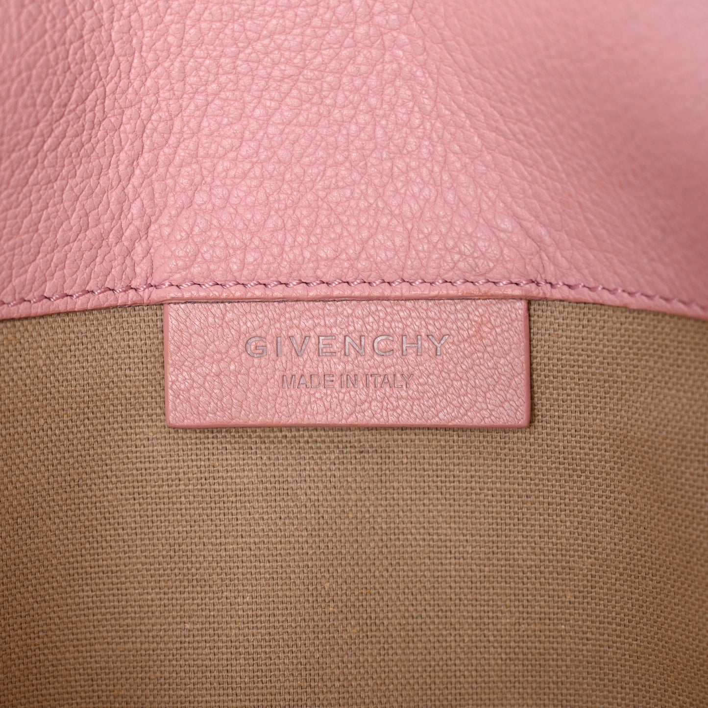 Sugar Goatskin Medium Antigona Envelope Clutch Light Pink
