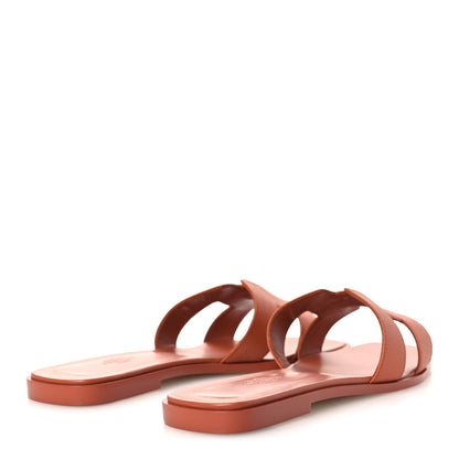 Hermes Epsom Oran Sandals 40 Orange Canyon 5 of 11