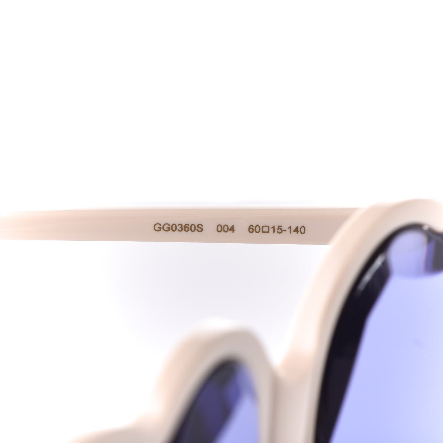 Hollywood Forever Heart Sunglasses GG0360S White