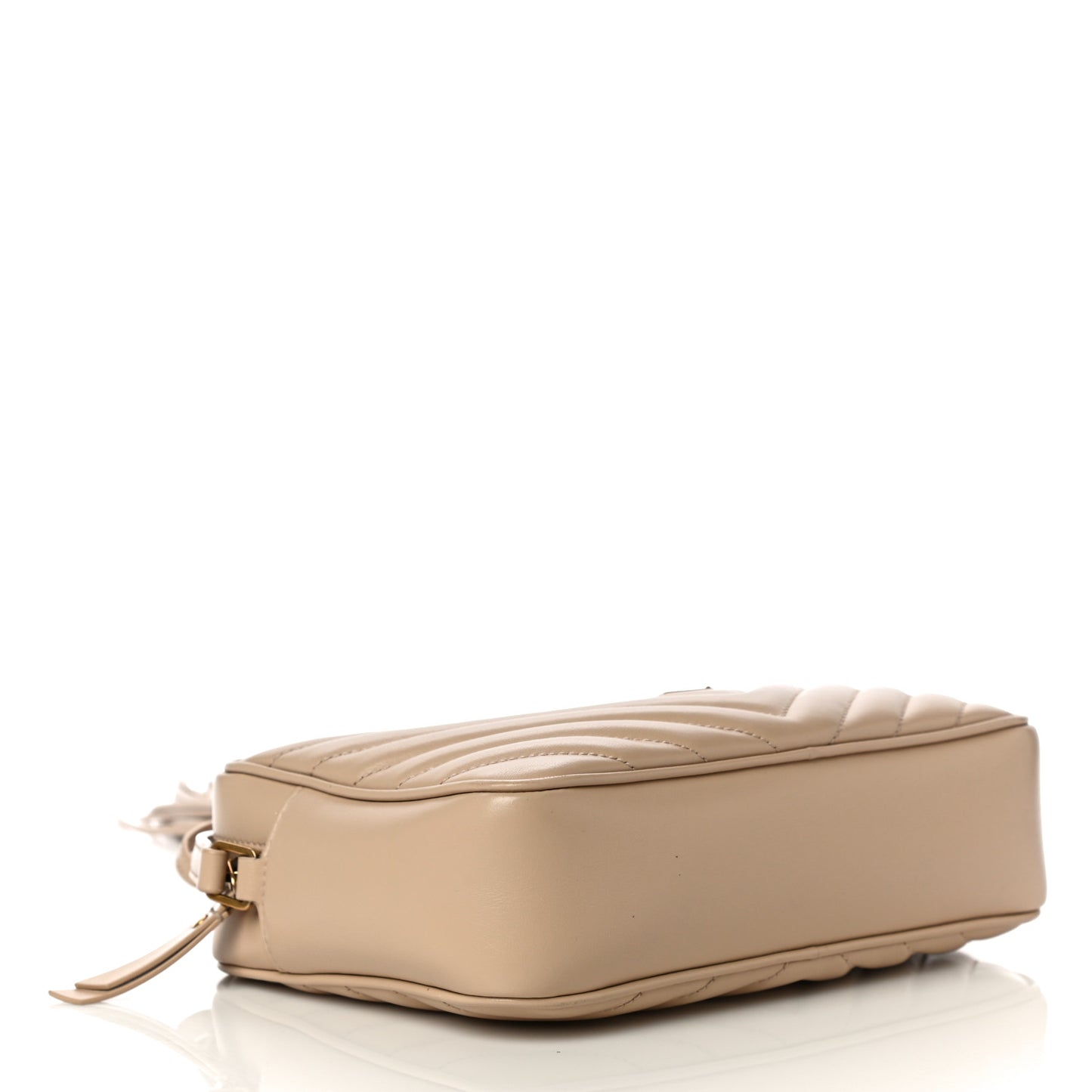 Calfskin Matelasse Monogram Lou Camera Bag Nude Powder