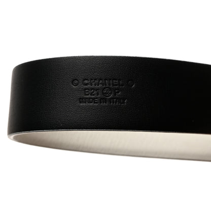 Chanel Calfskin CC Chain Belt 80 32 White 5 of 6