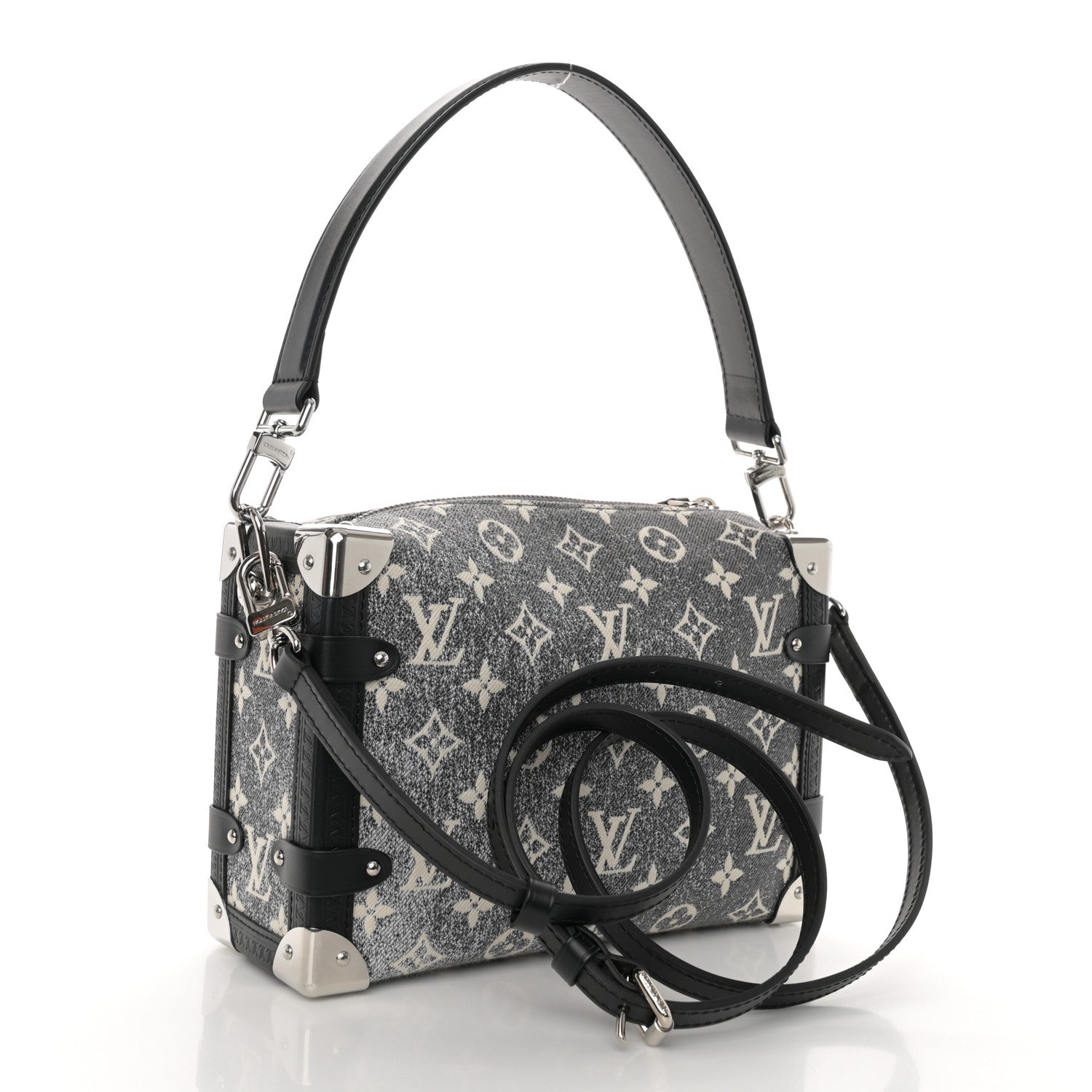Louis Vuitton Monogram Jacquard Denim Side Trunk Grey 3 of 9