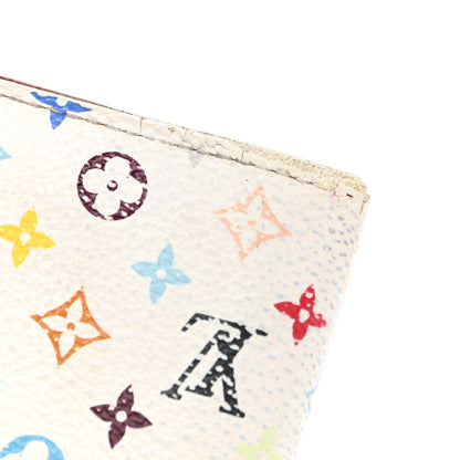 Louis Vuitton Monogram Multicolor Small Ring Agenda Cover White Litchi 10 of 12