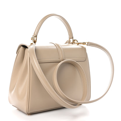 Celine Satinated Calfskin Small 16 Top Handle Bag Beige 3 of 12
