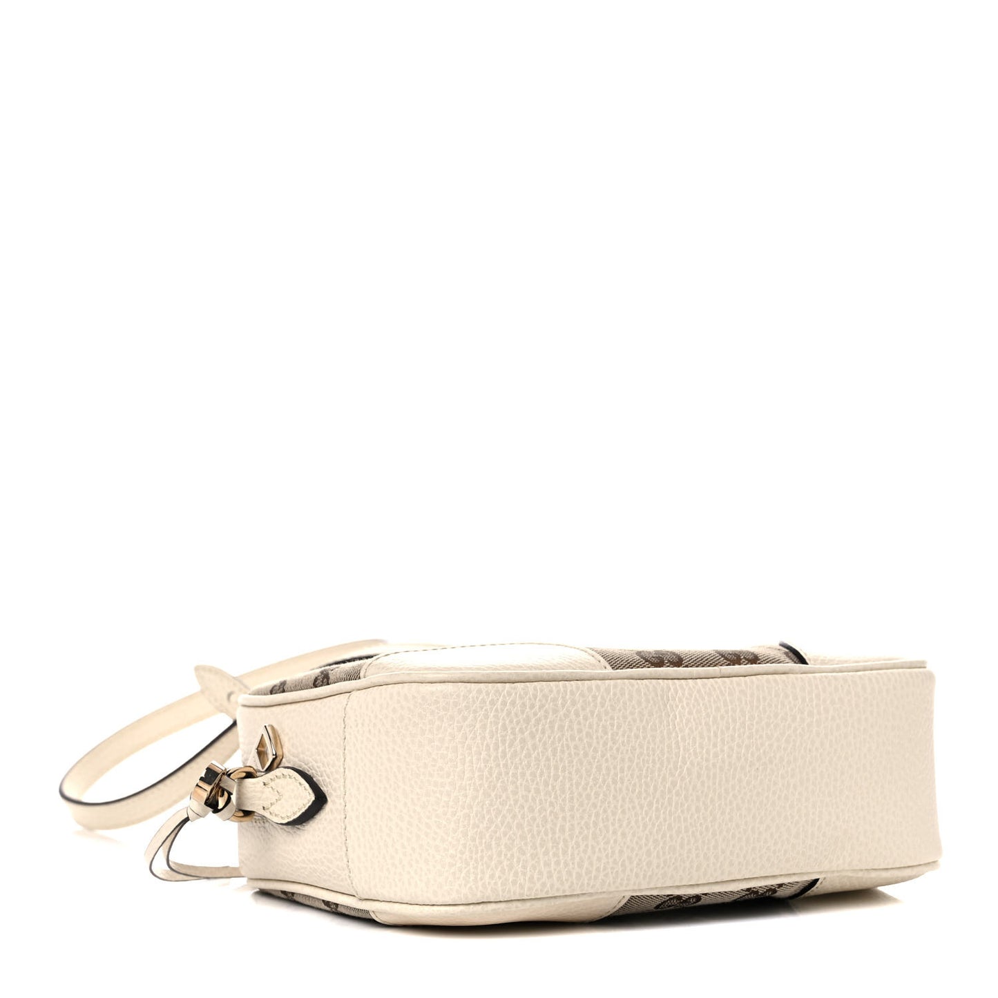 Monogram Dollar Calfskin Mini Bree Messenger Bag Beige Ebony Avoire