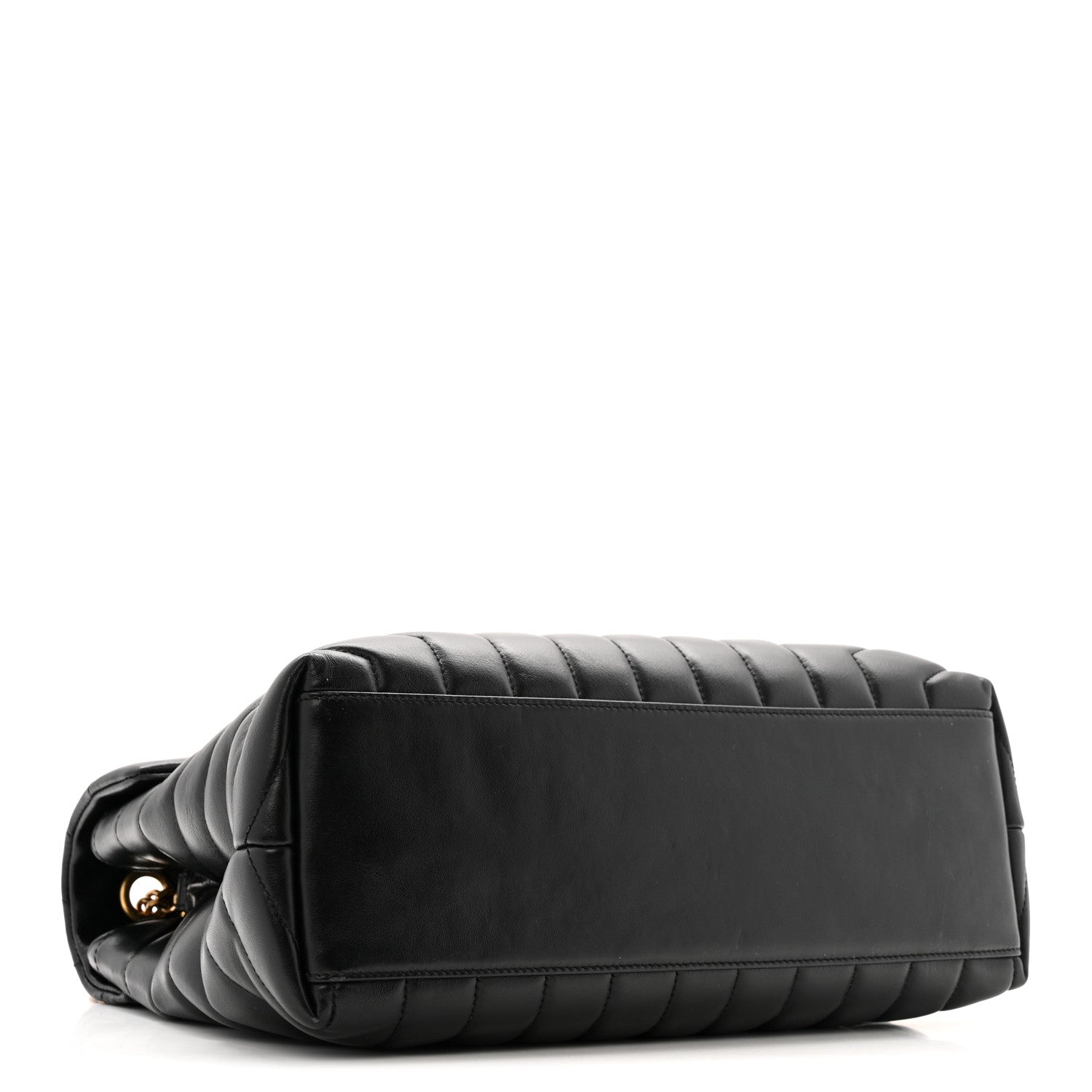 Saint Laurent Calfskin Y Quilted Monogram Medium Loulou Chain Satchel Black 4 of 13