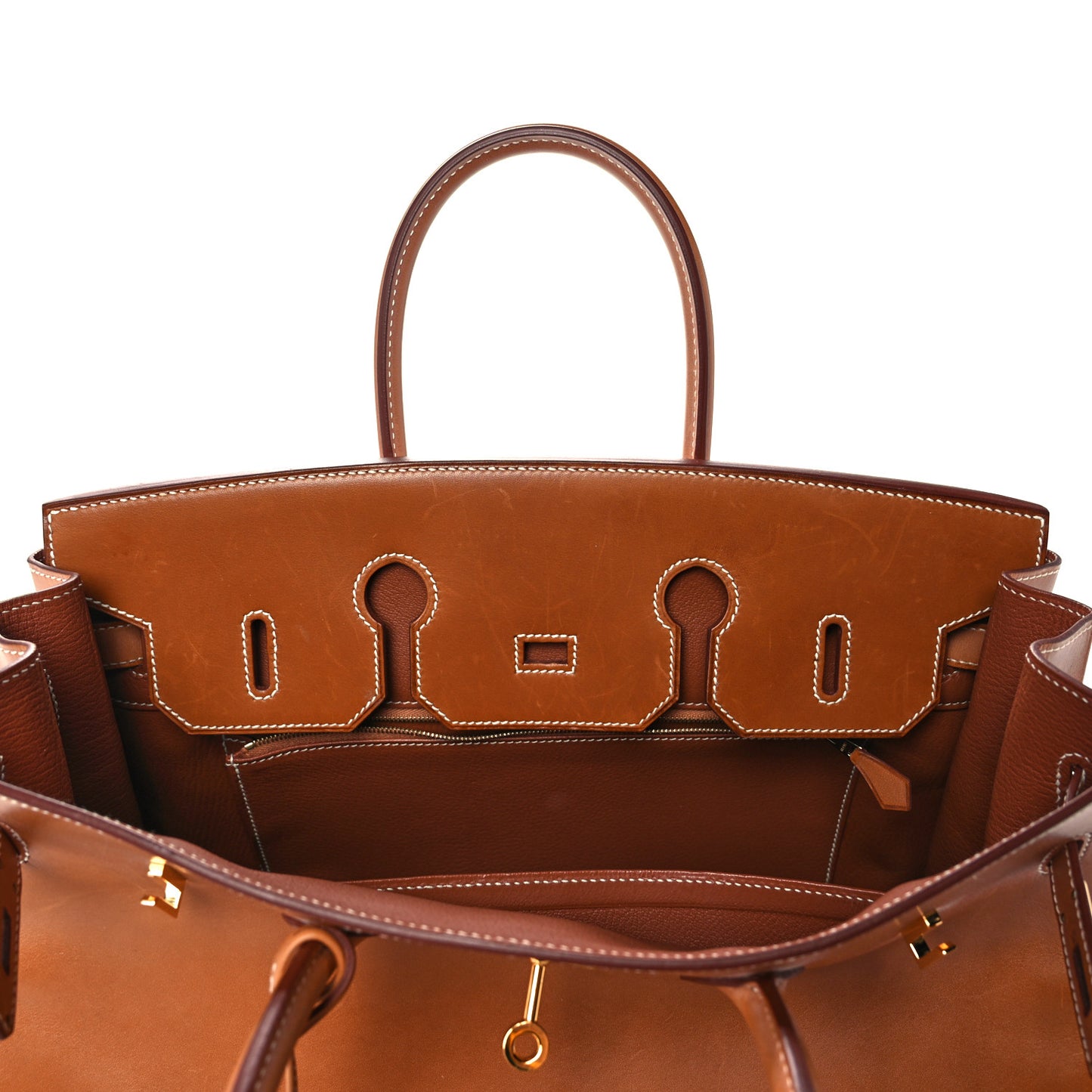 Natural Barenia Birkin 35 Fauve