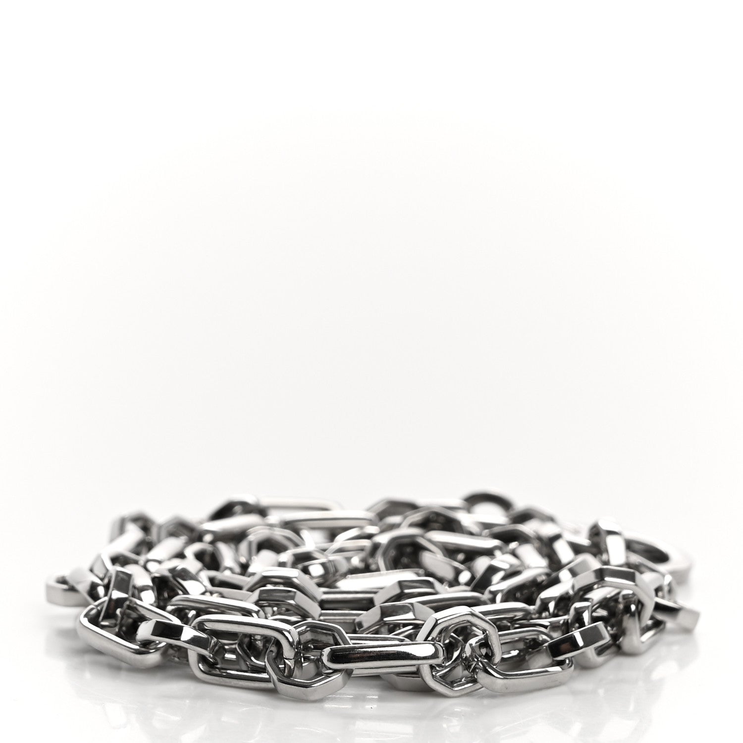 Louis Vuitton Metal Dauphine Chain Long Shoulder Strap Silver 2 of 3
