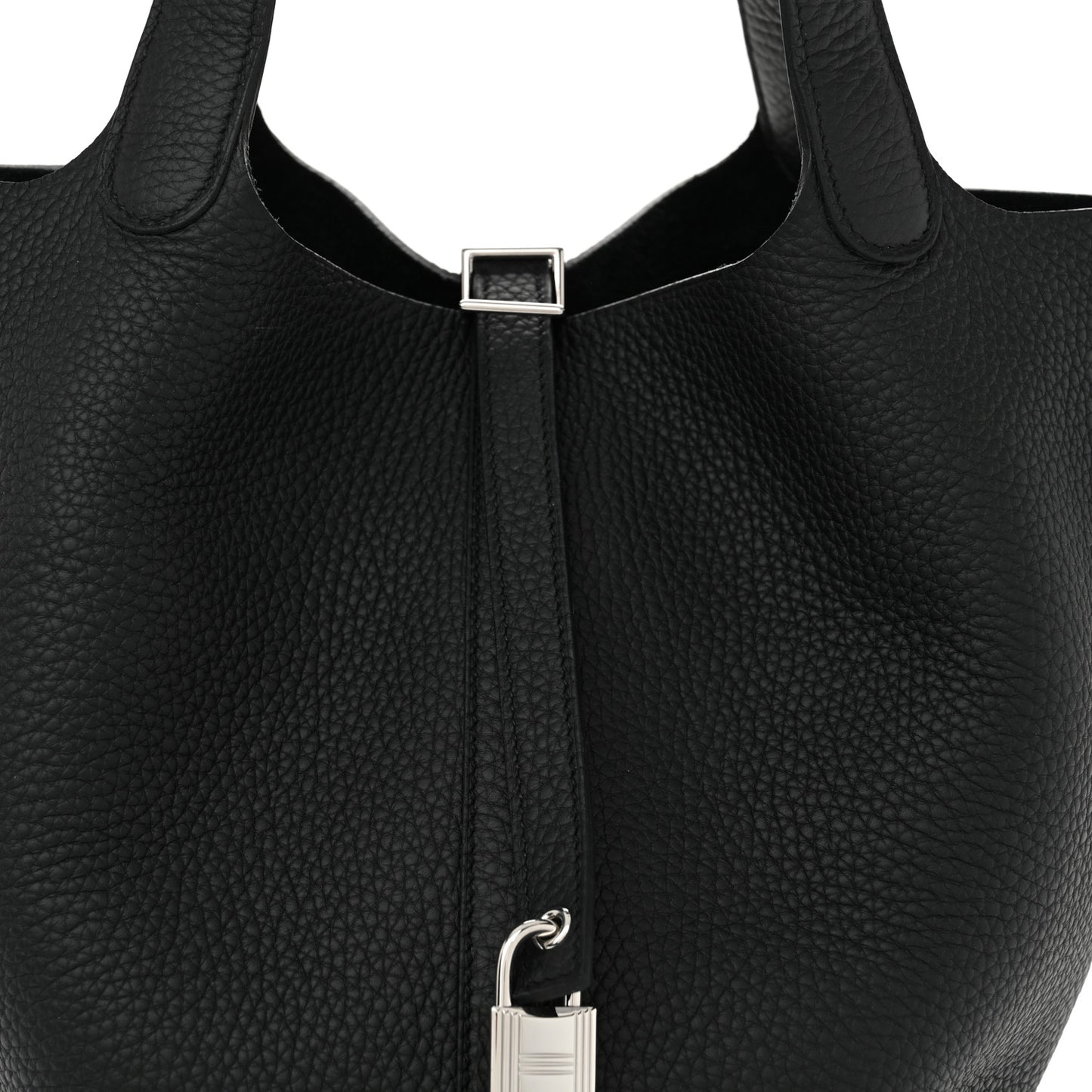 Taurillon Clemence Picotin Lock 22 MM Black