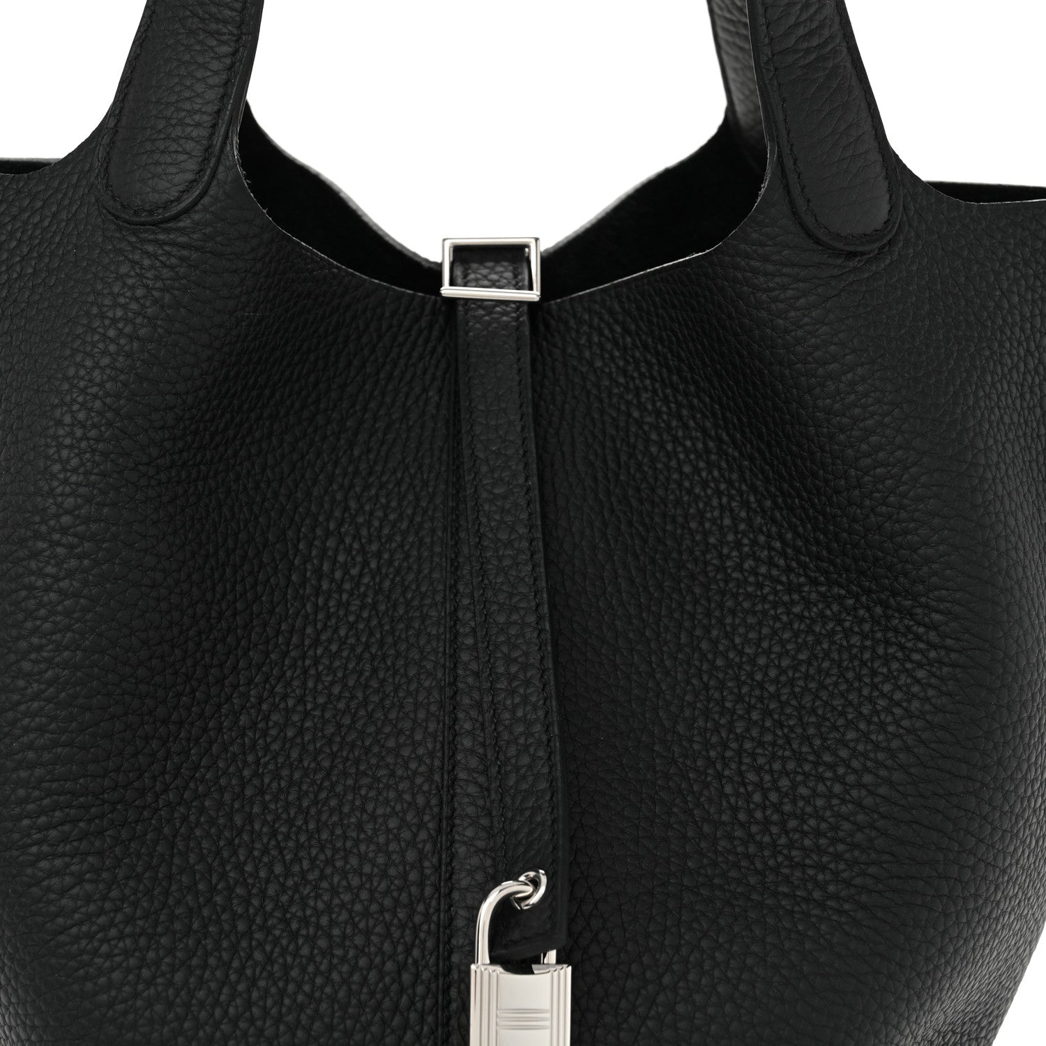 Hermes Taurillon Clemence Picotin Lock 22 MM Black 8 of 11