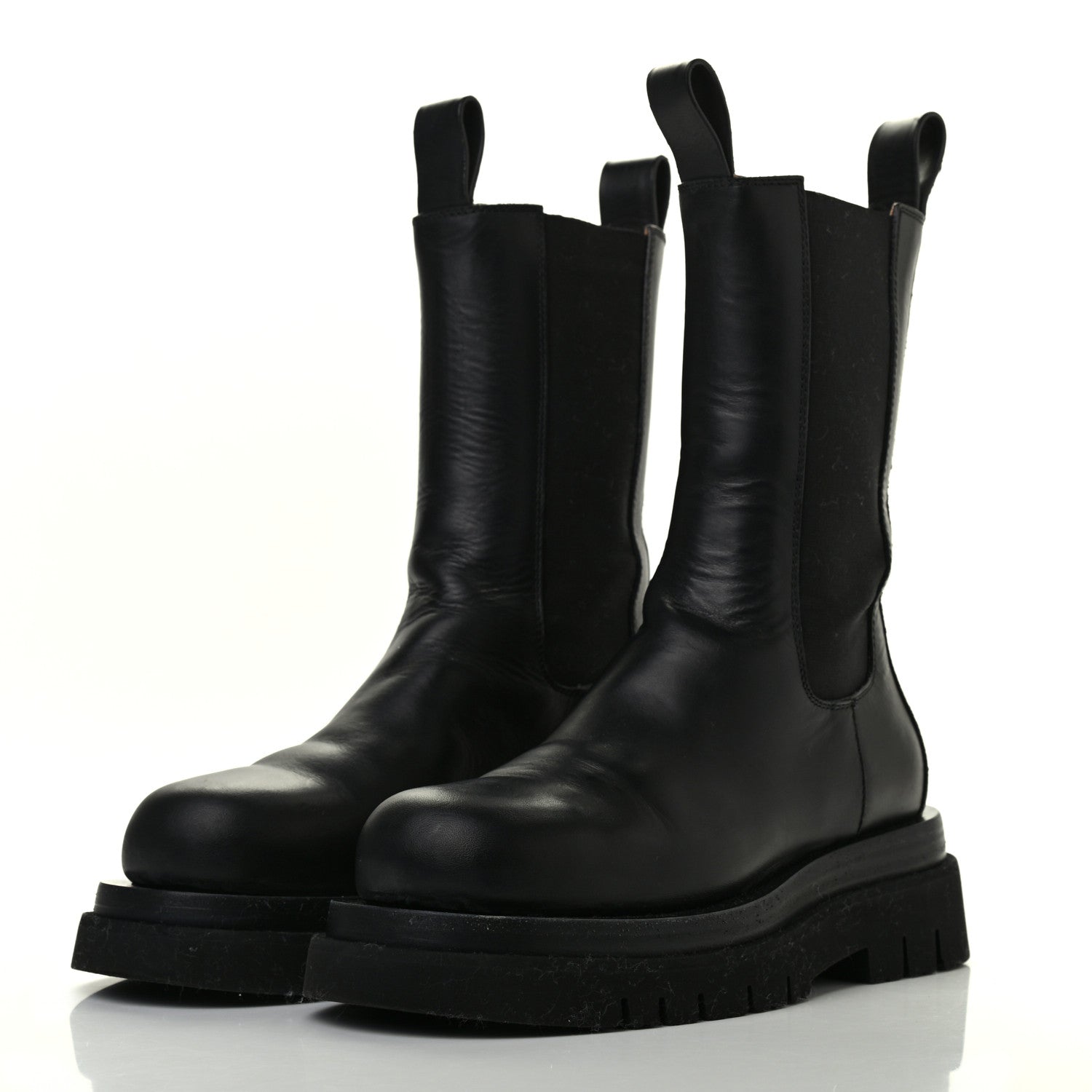 Bottega Veneta Calfskin The Lug Chelsea 55mm Boots 36 Black 3 of 8