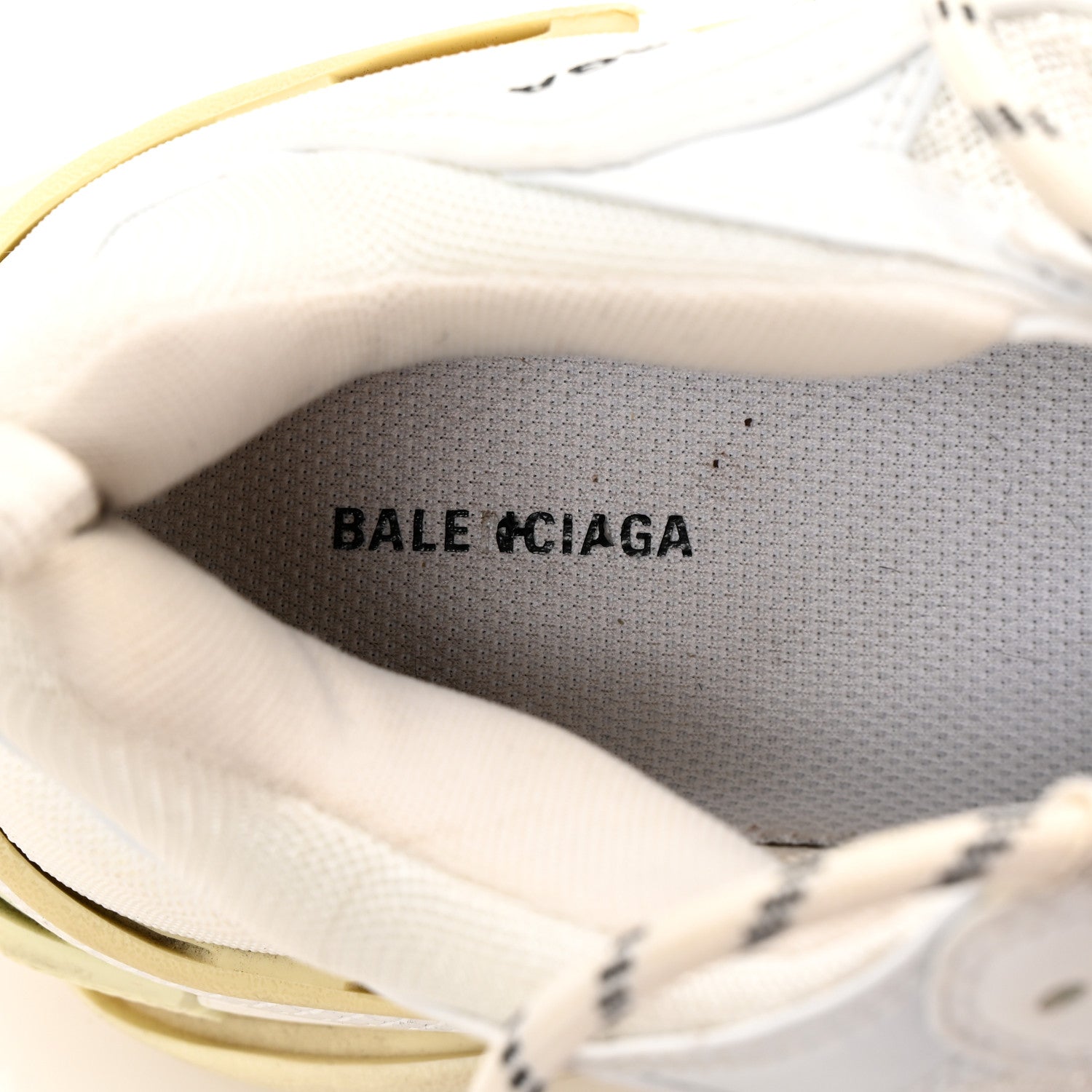 Balenciaga Fabric Mesh Womens Triple S Sneakers 37 White 7 of 10