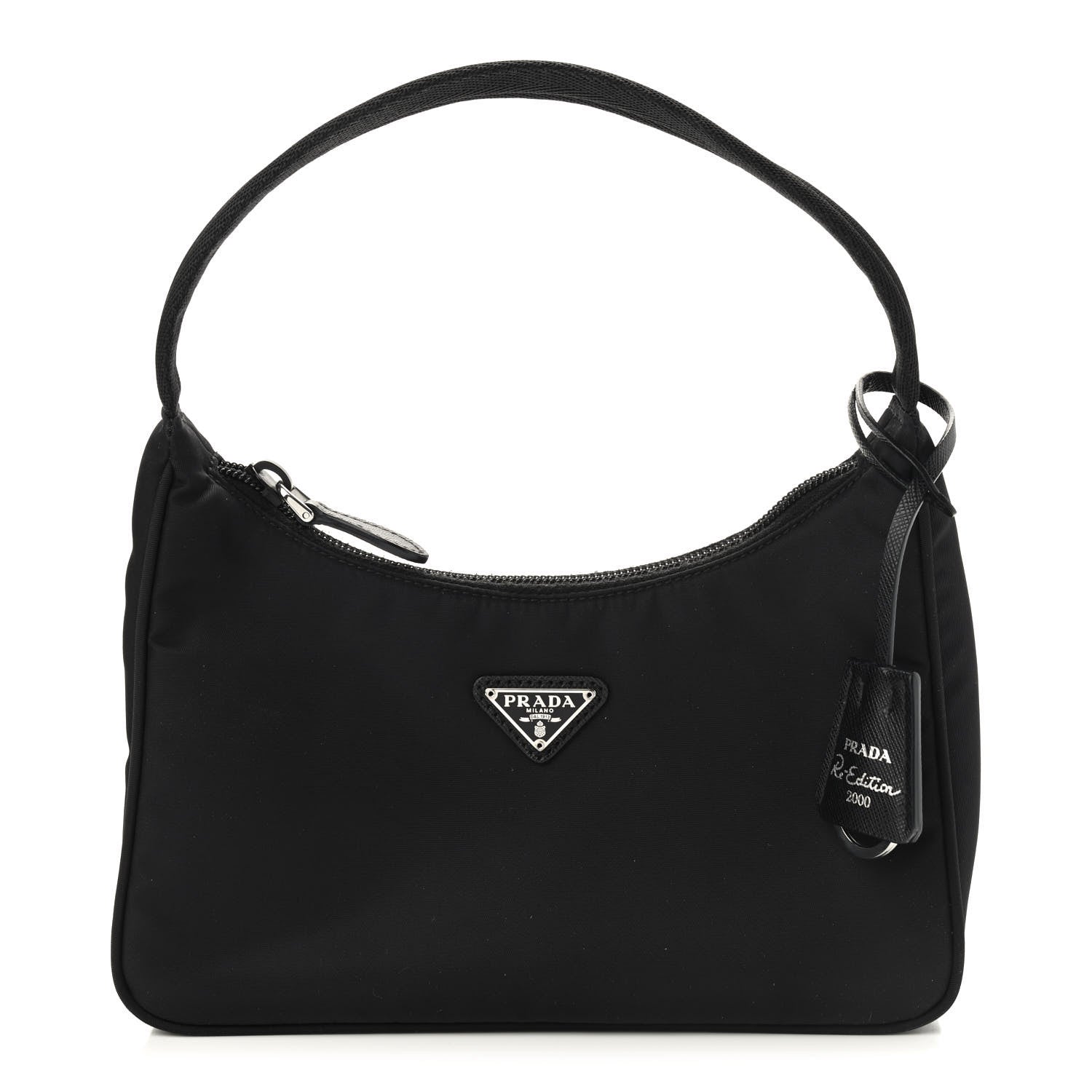 Prada Tessuto Nylon Mini Re-Edition 2000 Bag Black 1 of 9