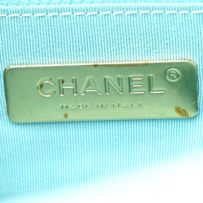 Chanel Lambskin Quilted Large Chanel 19 Flap Light Blue 6 of 13
