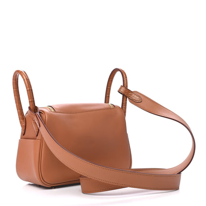 Hermes Matte Alligator Swift Mini Touch Lindy 20 Gold 2 of 9