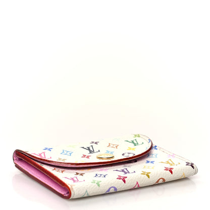 Louis Vuitton Monogram Multicolor Business Card Holder White Litchi 4 of 8