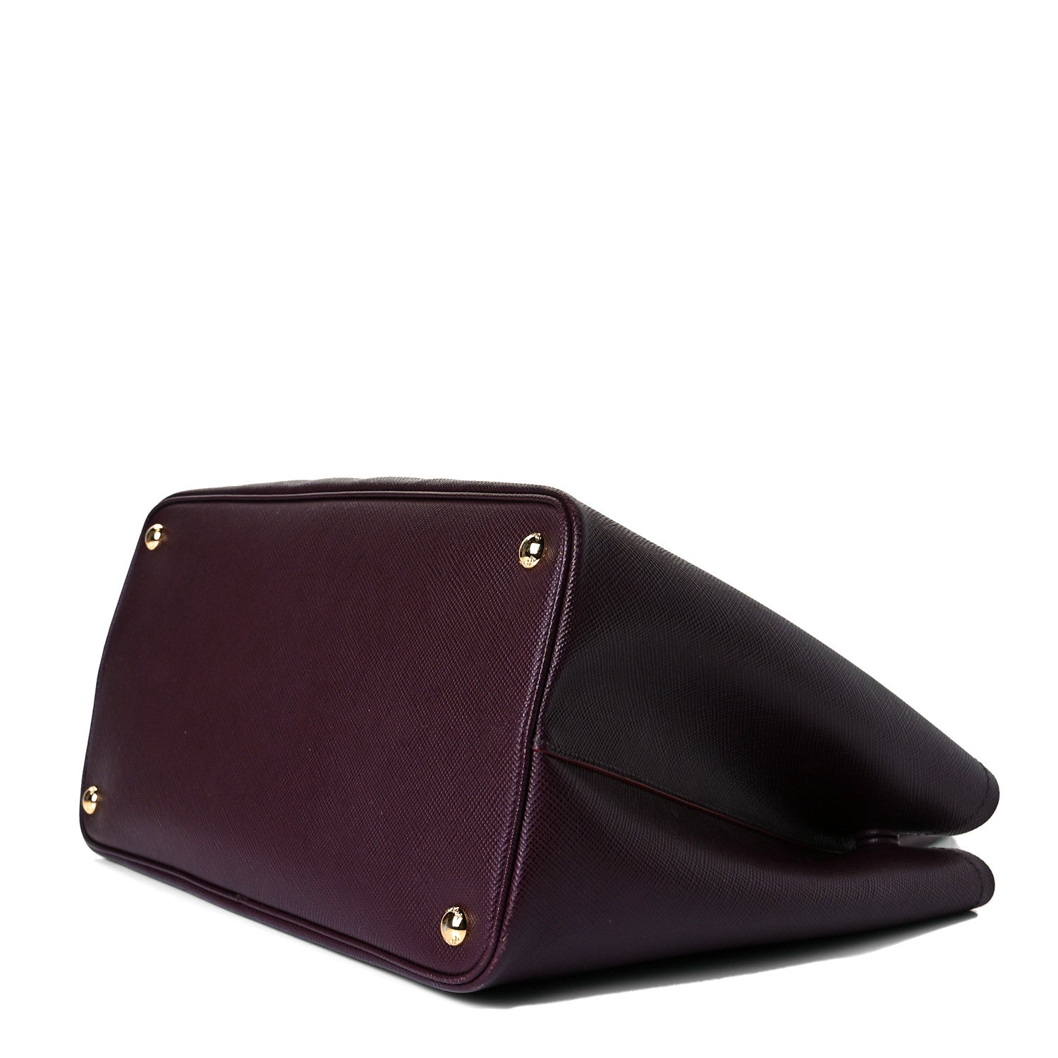 Prada Saffiano Cuir Large Double Bag Granato Scarlatto 5 of 9